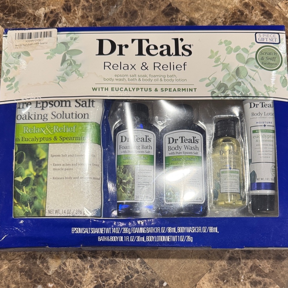 Dr Teal’s Relax & Relief Bath Set - Eucalyptus And Spearmint